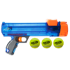 Nerf Dog 16" Translucent Blaster and 3-Pack of  2.5" Non-Squeak Tennis Balls
