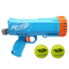Nerf Dog 12" Compact Blaster with 2-Pack of 2.5" Non-Squeak Tennis Balls